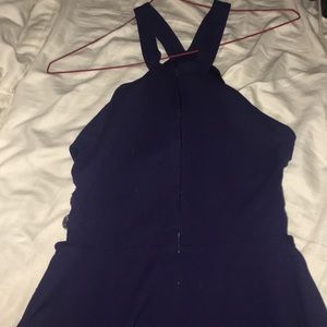 Navy blue homecoming dress